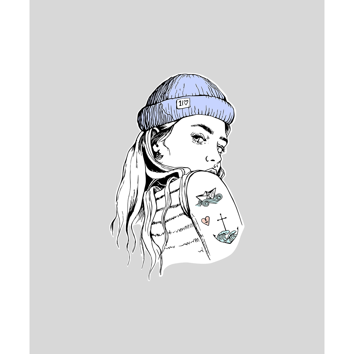 Unisex Hoodie Seagirl – Meerzeit für Herzensmenschen