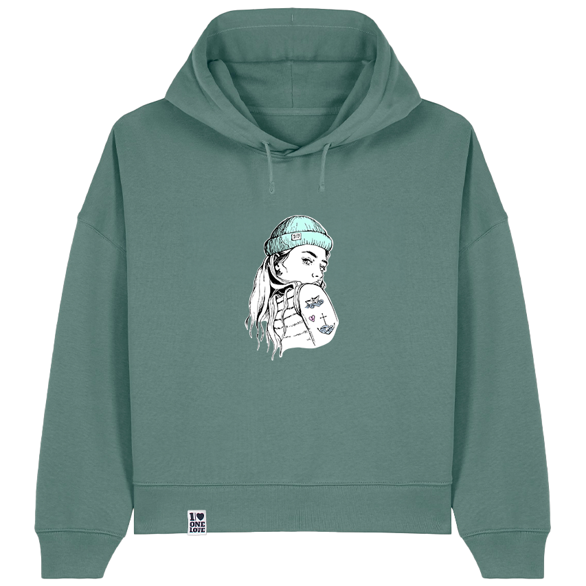 Skipperin Lucy  - Damen Hoodie | Bio-Baumwolle