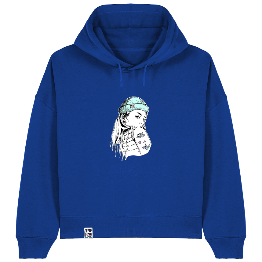 Skipperin Lucy  - Damen Hoodie | Bio-Baumwolle