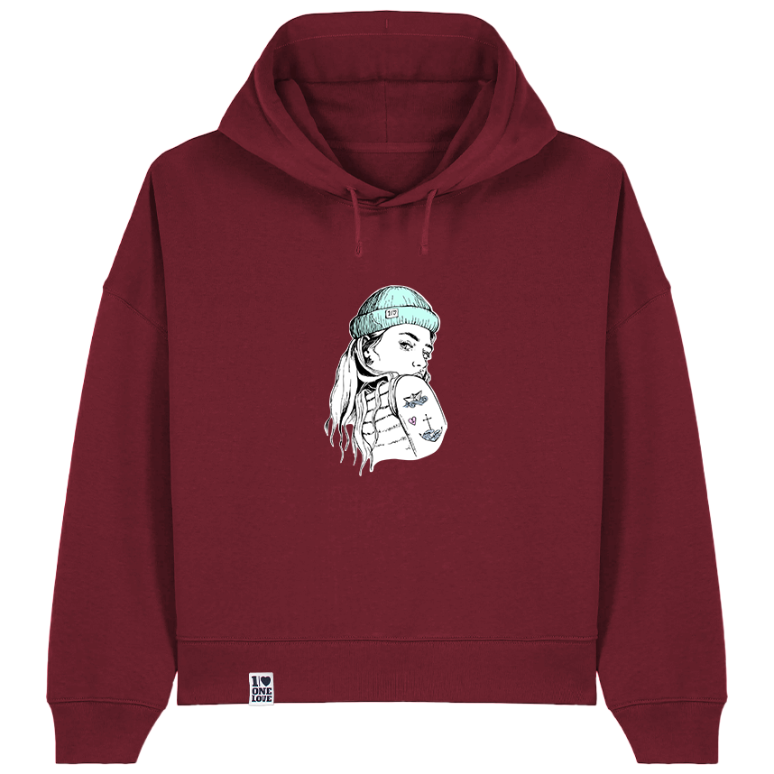 Skipperin Lucy  - Damen Hoodie | Bio-Baumwolle