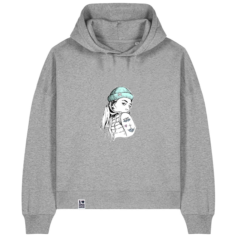 Skipperin Lucy  - Damen Hoodie | Bio-Baumwolle