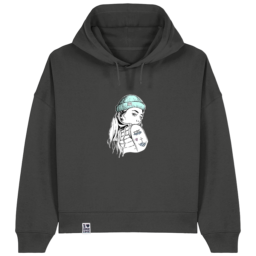 Skipperin Lucy  - Damen Hoodie | Bio-Baumwolle