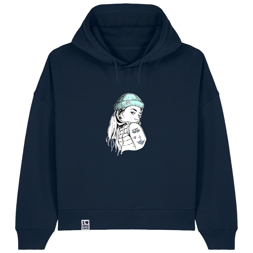 Skipperin Lucy  - Damen Hoodie | Bio-Baumwolle