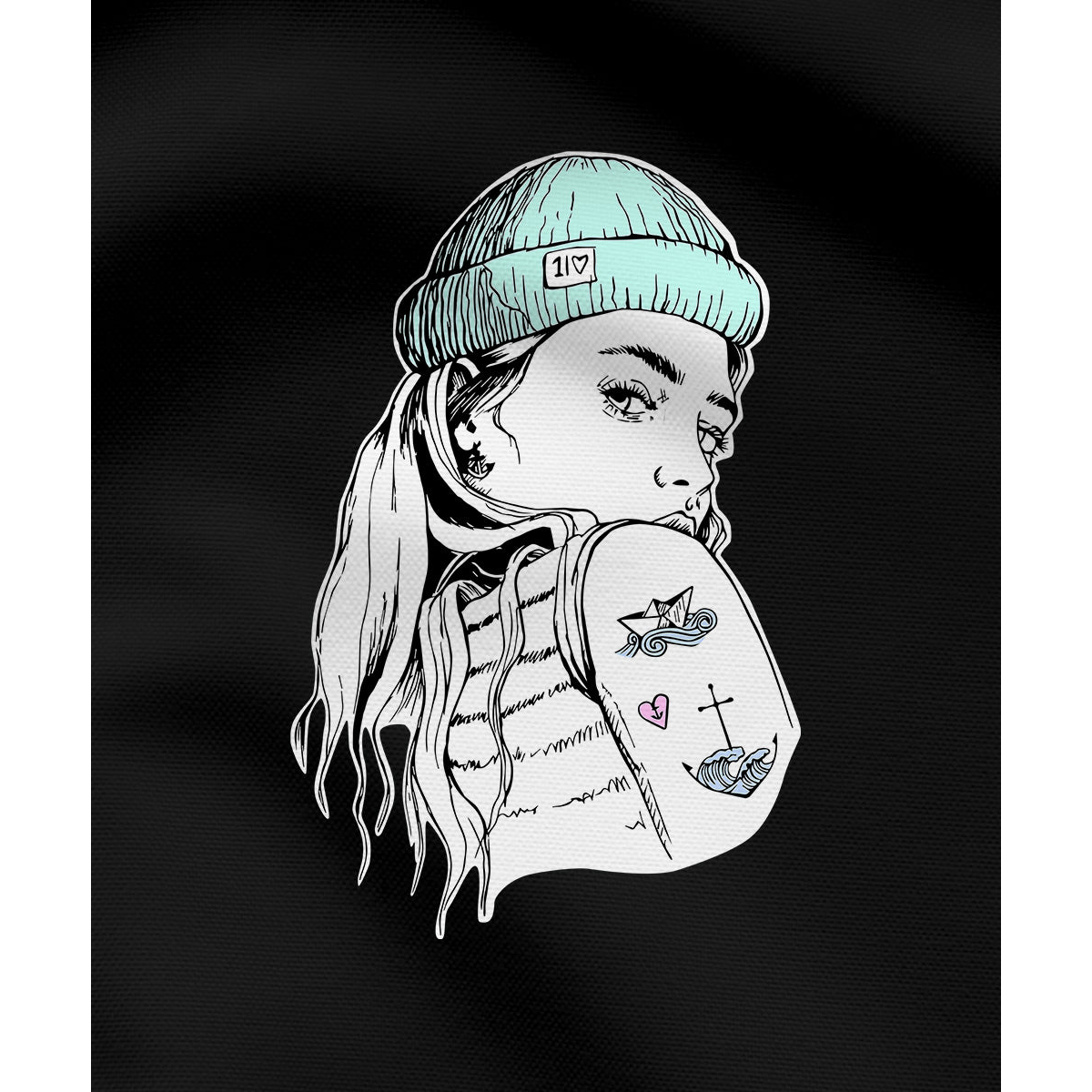 Skipperin Lucy  - Damen Hoodie | Bio-Baumwolle