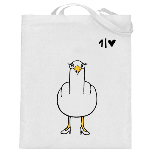 F**k You Möwenlady - Jutebeutel