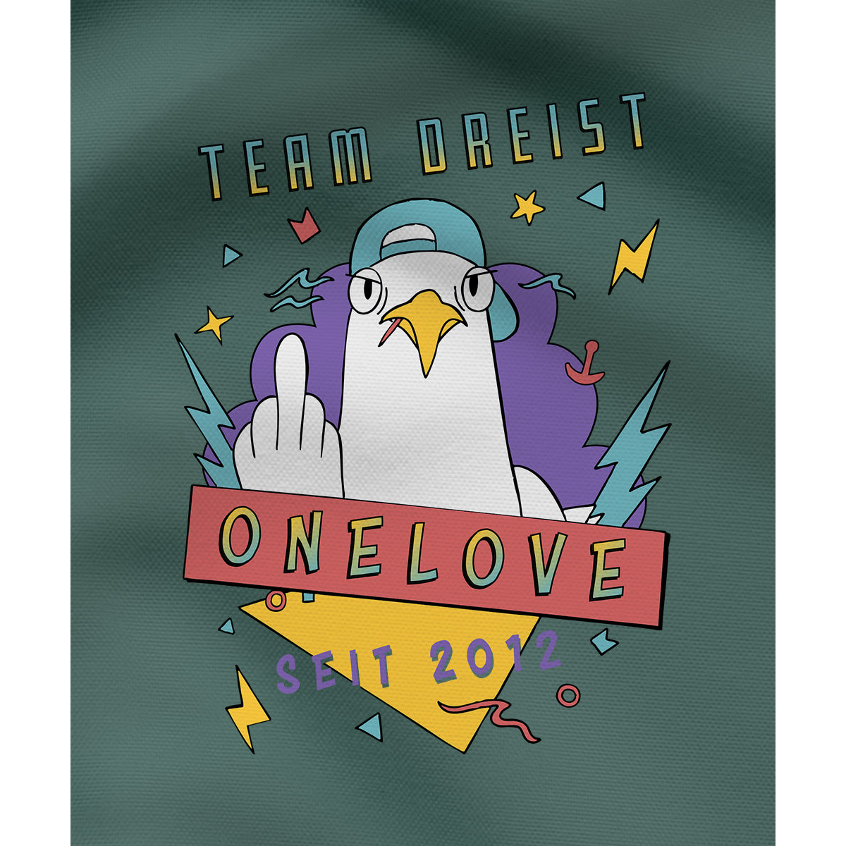 90er Team Dreist – Herren Shirt | 100% Bio-Baumwolle