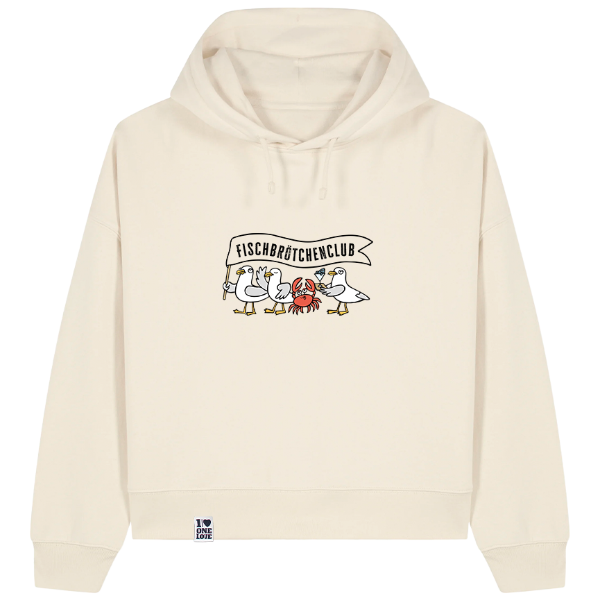 Fischbrötchenclub – Damen Hoodie | Bio-Baumwolle