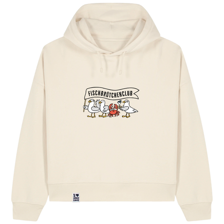 Fischbrötchenclub – Damen Hoodie | Bio-Baumwolle