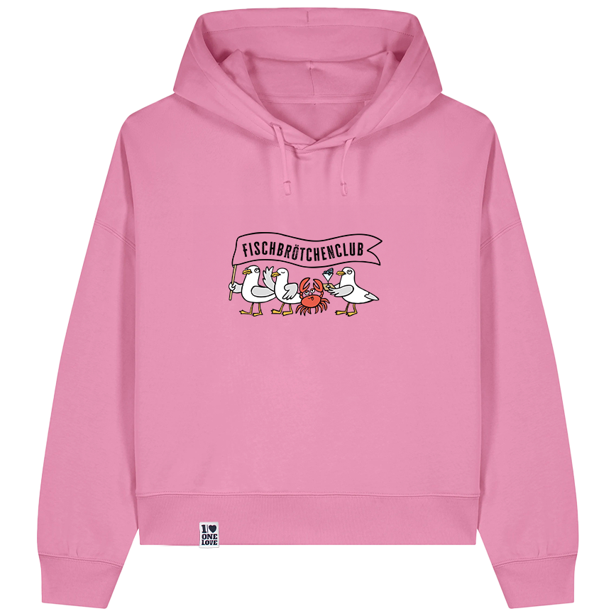 Fischbrötchenclub – Damen Hoodie | Bio-Baumwolle