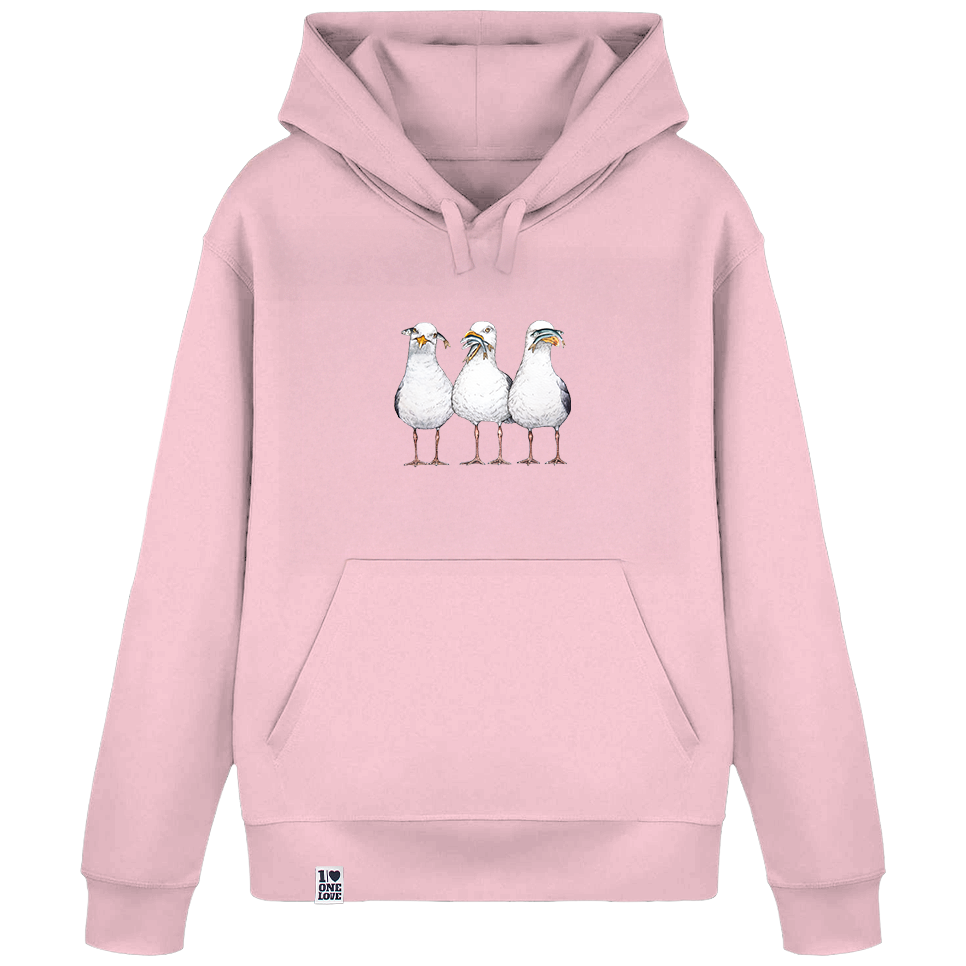 Drei Möwen - Unisex Hoodie | 100% Bio-Baumwolle