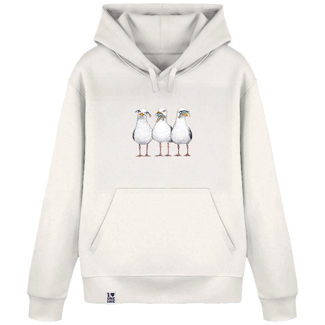 Drei Möwen  - Unisex Hoodie | 100% Bio-Baumwolle