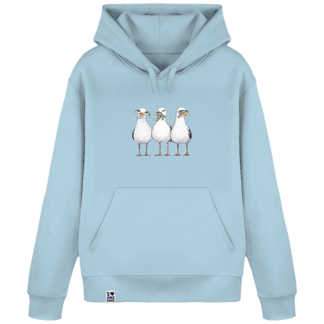 Drei Möwen  - Unisex Hoodie | 100% Bio-Baumwolle