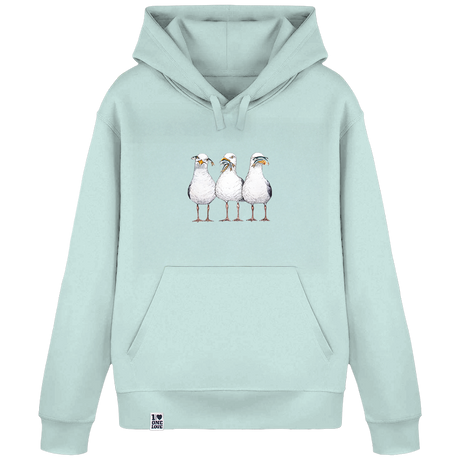 Drei Möwen  - Unisex Hoodie | 100% Bio-Baumwolle