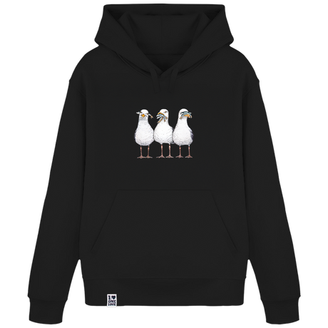 Drei Möwen  - Unisex Hoodie | 100% Bio-Baumwolle