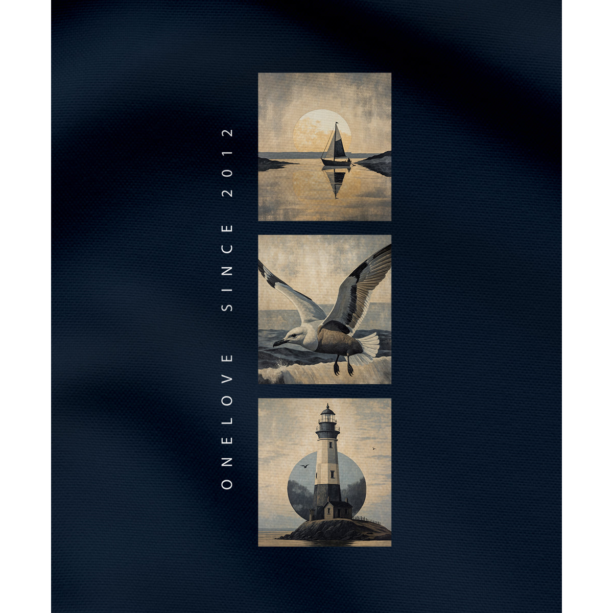 Küste tragen – Unisex Sweater mit Herz