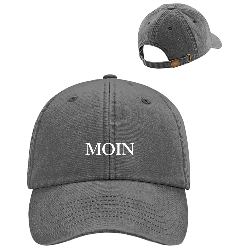 Moin  - Vintage Cap mit Stick