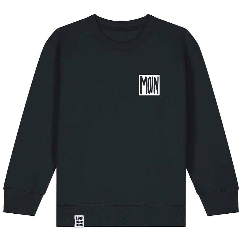 Moin! - Kinder Sweater Meer-Natur