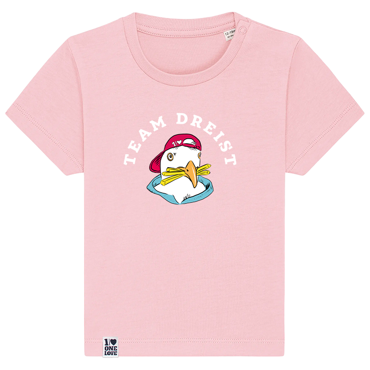 Team Dreist – Kuschliges Bio-Babyshirt mit Ankerdesign