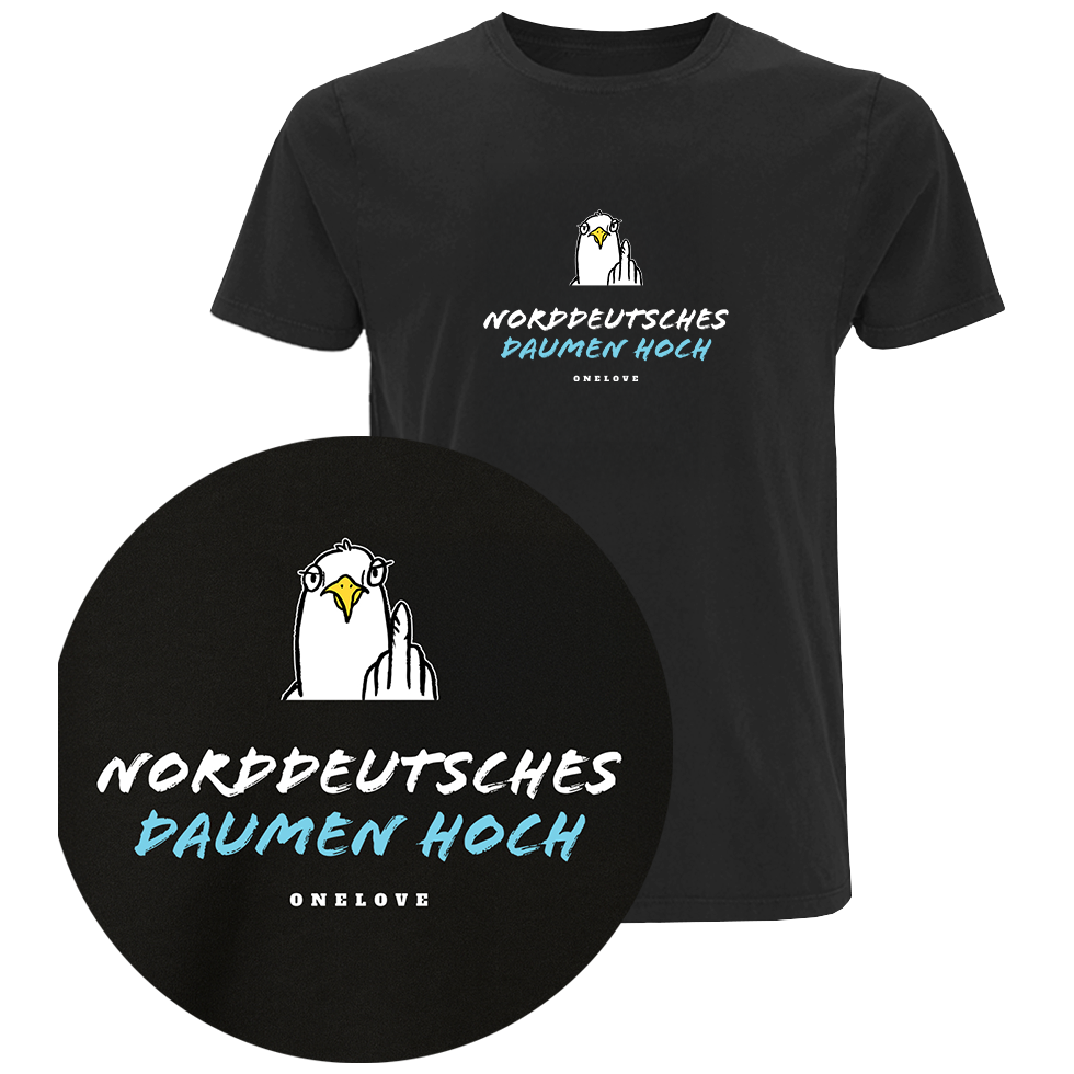 Norddeutsches Daumen hoch - Herren Shirt | 100% Baumwolle