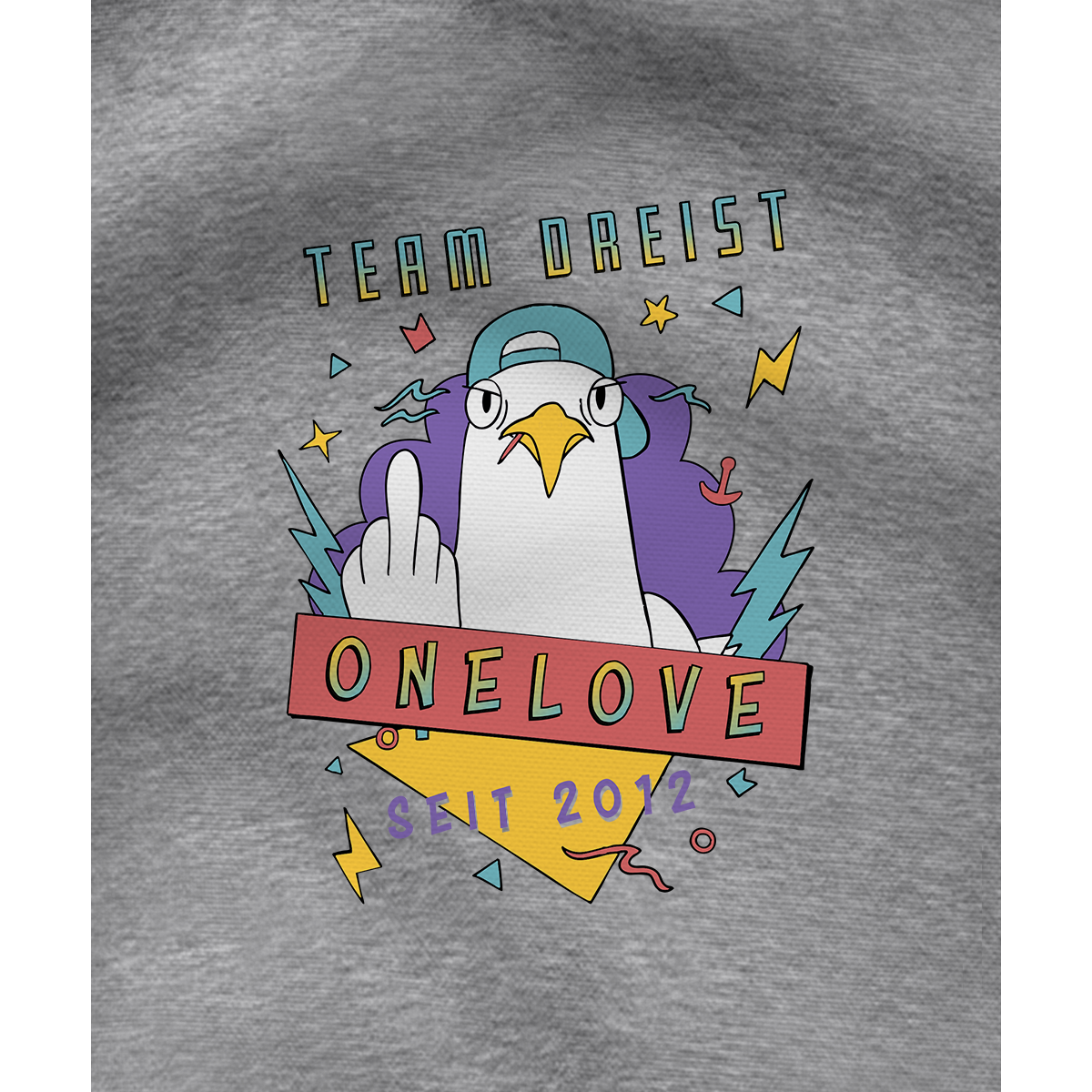 90er Team Dreist - Unisex Hoodie | 100% Bio-Baumwolle