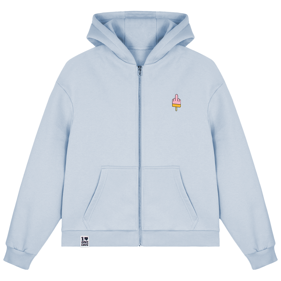 Mittelfinger Eis Stick  - Sweatjacke