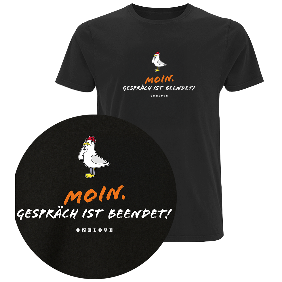 Moin. Gespräch ist beendet!  - Herren Shirt | 100% Baumwolle