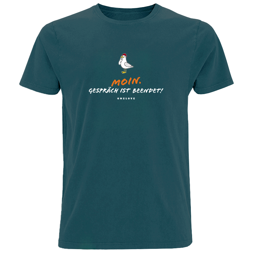 Moin. Gespräch ist beendet!  - Herren Shirt | 100% Baumwolle