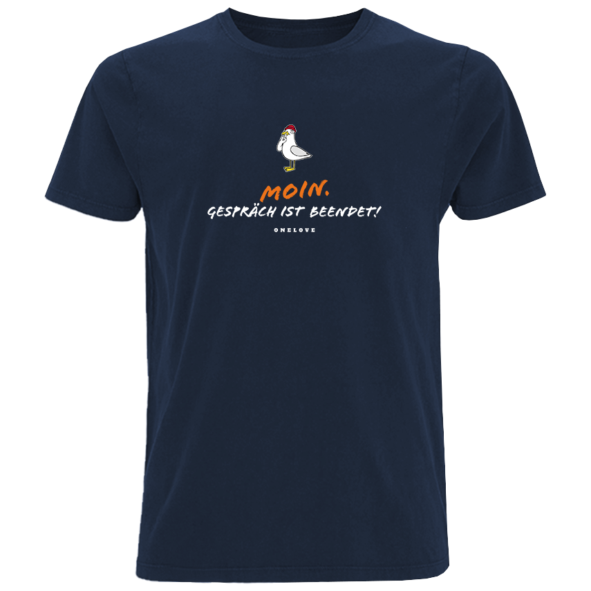 Moin. Gespräch ist beendet!  - Herren Shirt | 100% Baumwolle