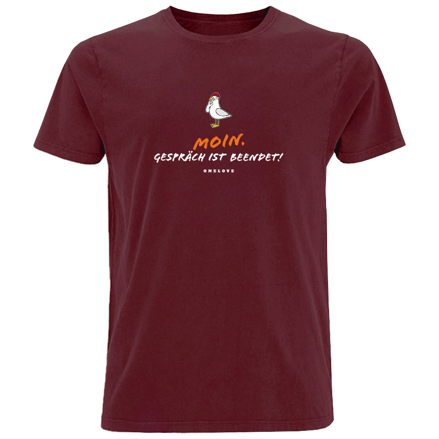 Moin. Gespräch ist beendet!  - Herren Shirt | 100% Baumwolle