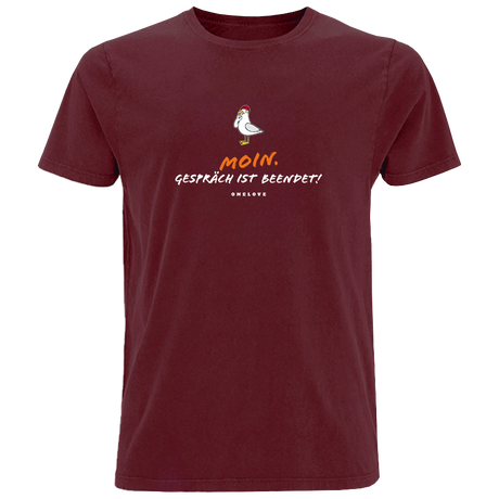Moin. Gespräch ist beendet!  - Herren Shirt | 100% Baumwolle