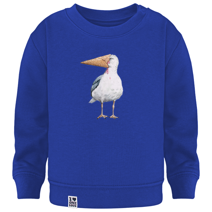 Eisvogel Baby Sweater - Meertraum fürs Herz