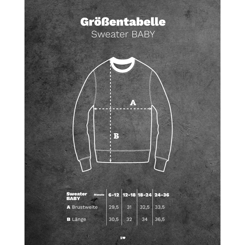 Eisvogel Baby Sweater - Meertraum fürs Herz