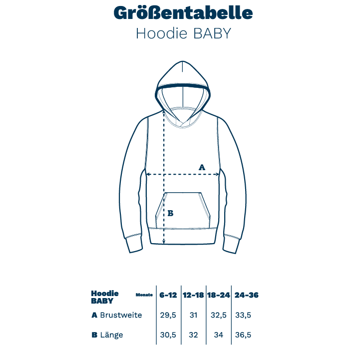 Kleine Küstenabenteurer - Maritimer Baby Hoodie