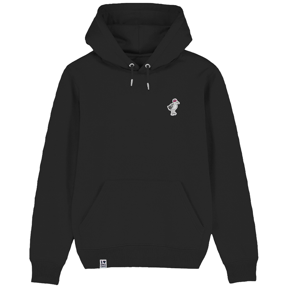 Hauk- Unisex Hoodie | 100% Bio-Baumwolle | Edler Stick