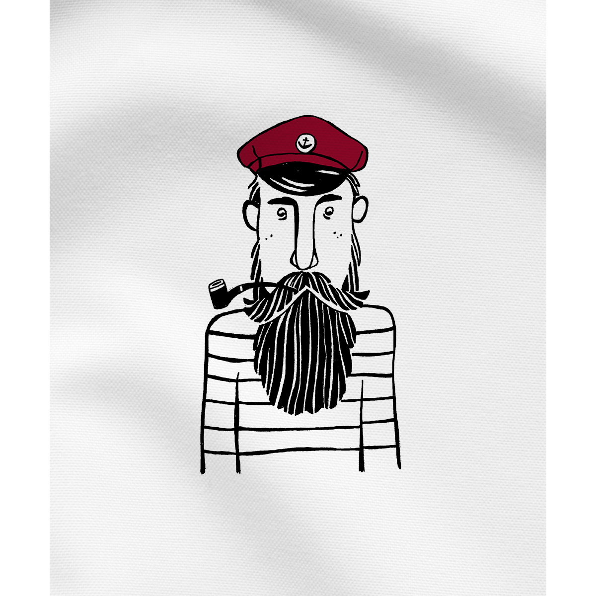 Maritime Liebe - Jutebeutel Seemann