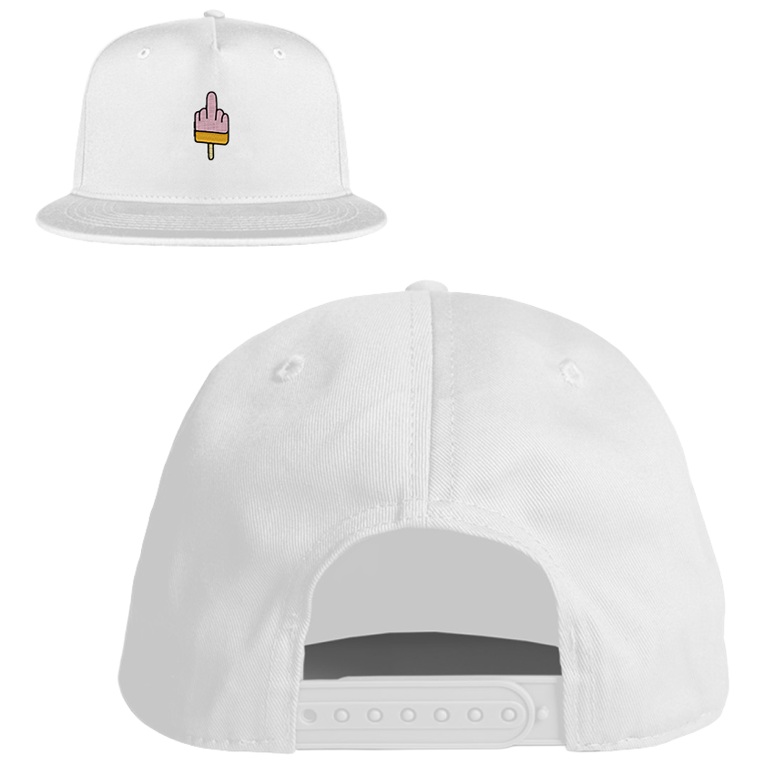 Mittelfinger Eis  - Snapback mit Stick