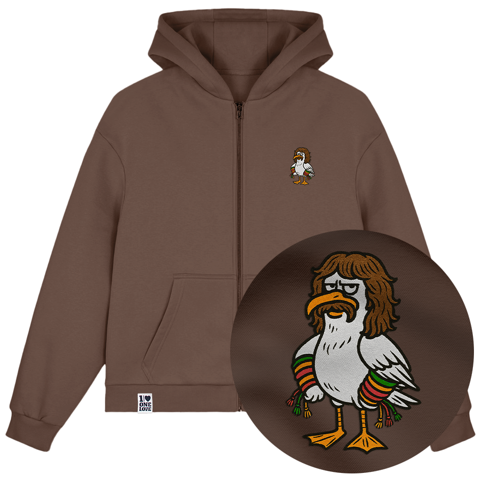 Möwe Wolle Stick  - Sweatjacke