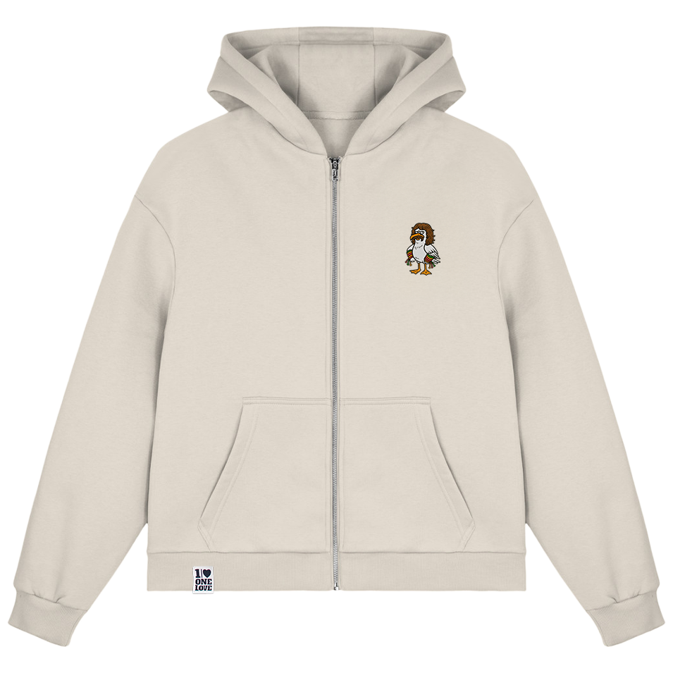 Möwe Wolle Stick  - Sweatjacke