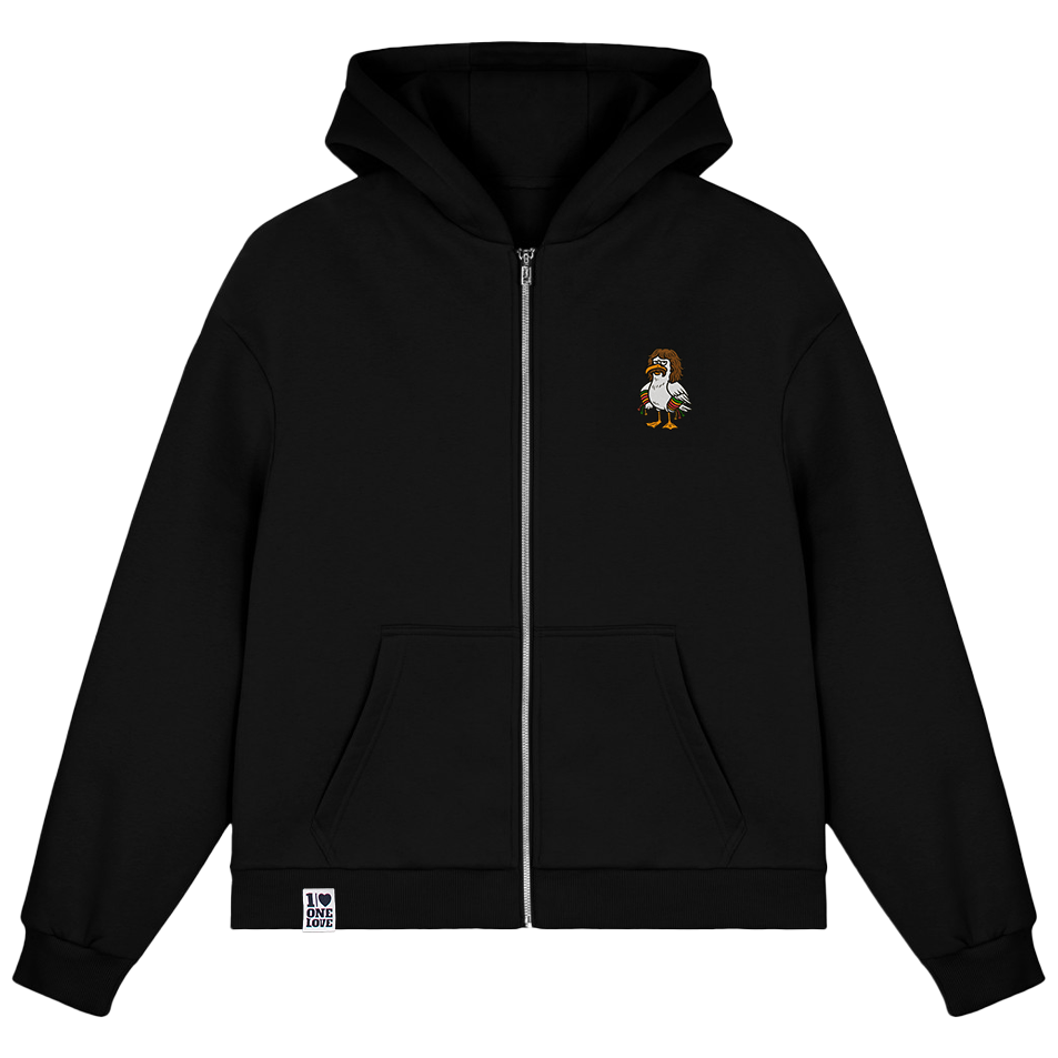 Möwe Wolle Stick  - Sweatjacke