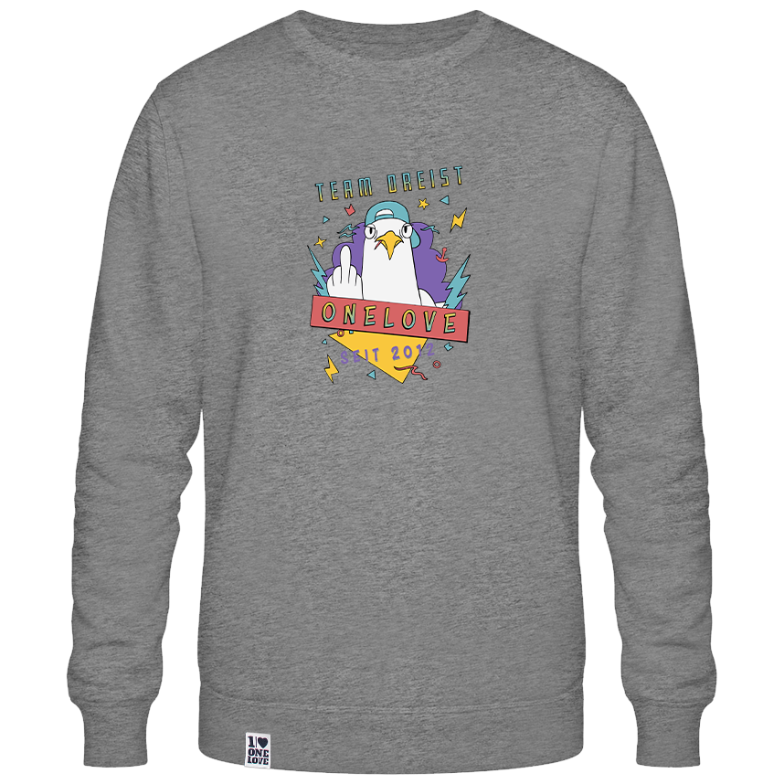 90er Team Dreist – Unisex Sweater | 100% Bio-Baumwolle