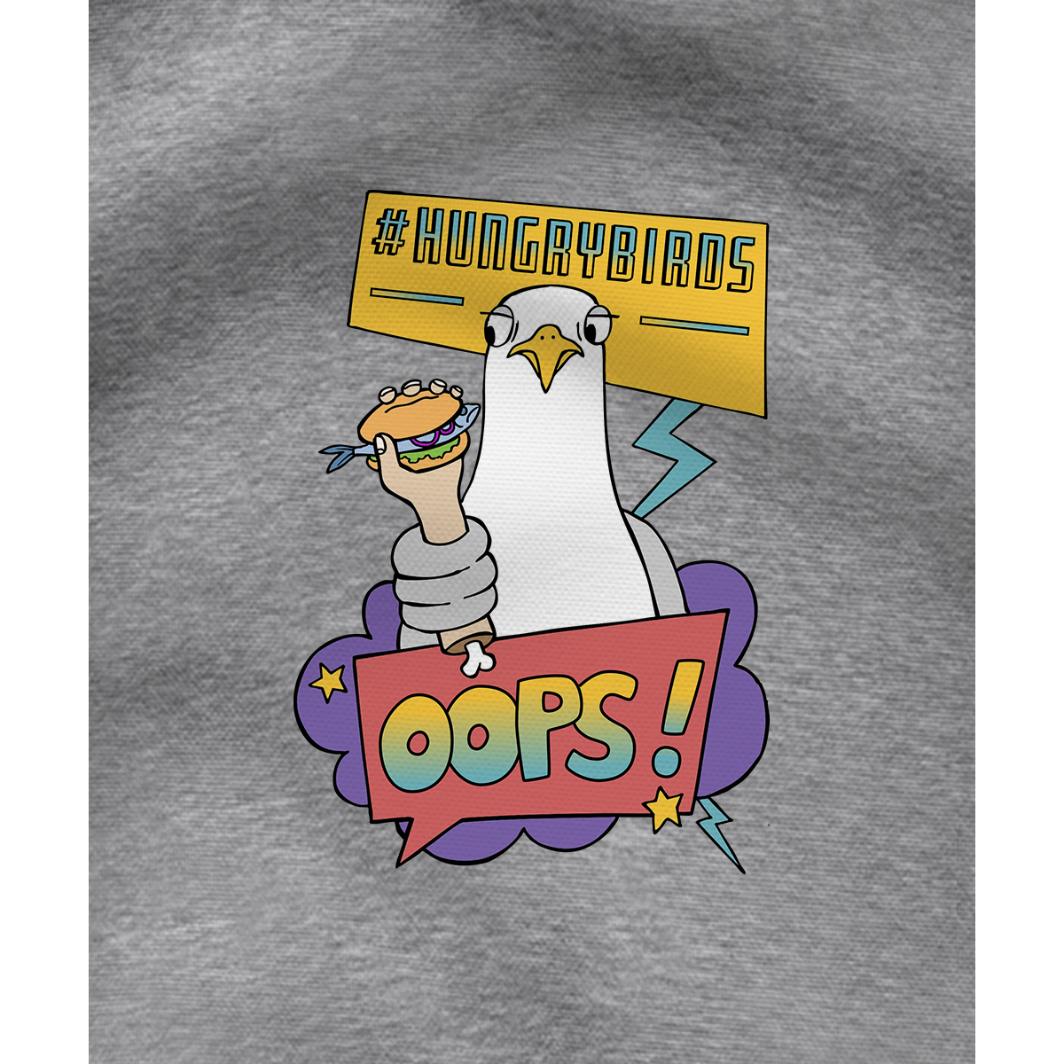 Hungry Birds - Unisex Hoodie | 100% Bio-Baumwolle