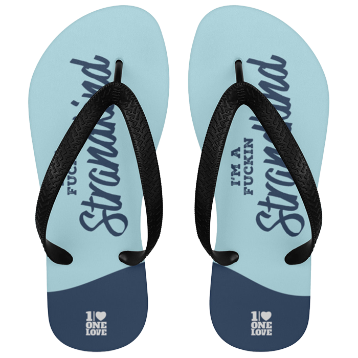 Ein Stück Küstenfreude - Maritime Flip Flops