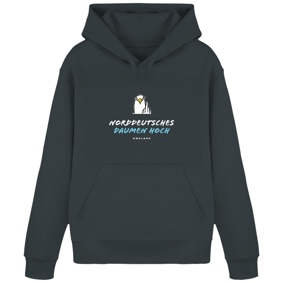 Norddeutsches Daumen hoch - Unisex Hoodie | 100% Baumwolle | Spruch Kollektion
