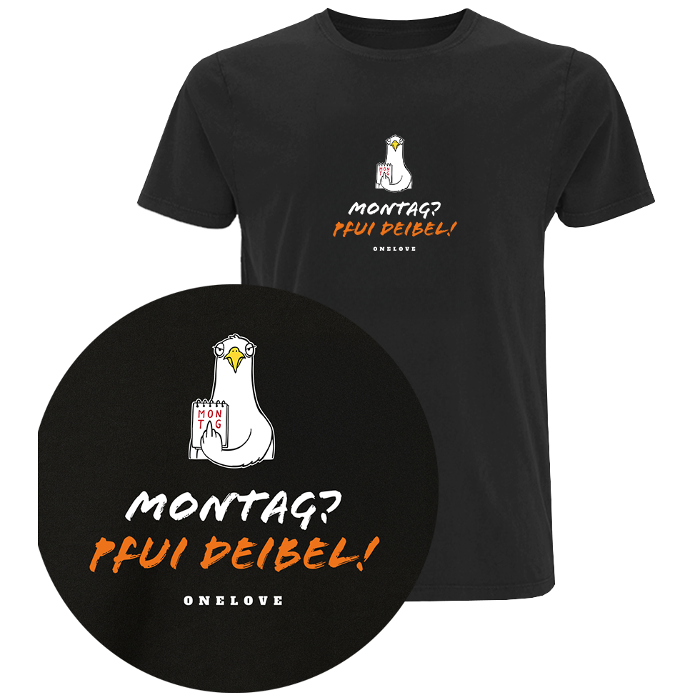 Montag? Pfui Deibel! - Herren Shirt | 100% Baumwolle | Spruch Kollektion