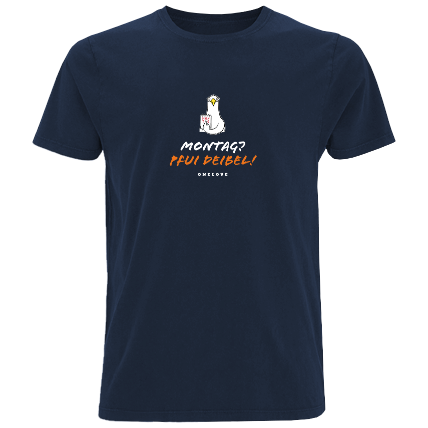 Montag? Pfui Deibel! - Herren Shirt | 100% Baumwolle | Spruch Kollektion