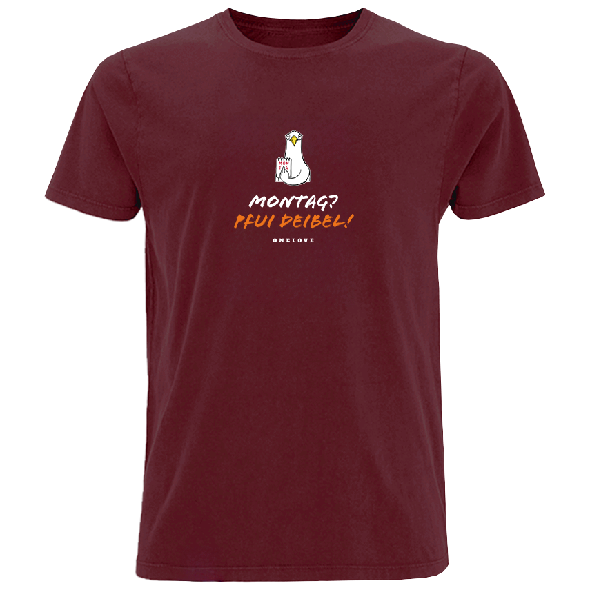 Montag? Pfui Deibel! - Herren Shirt | 100% Baumwolle | Spruch Kollektion