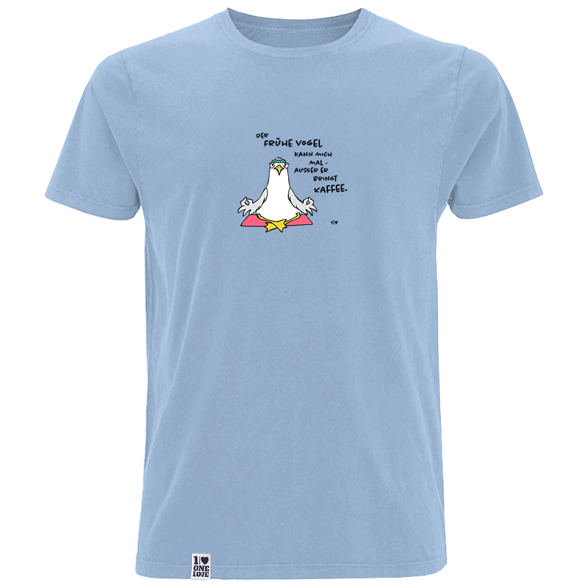 Der Frühe Vogel kann mich mal  - Herren Shirt | 100% Bio-Baumwolle
