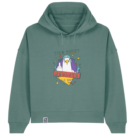 Team Dreist – Damen Hoodie | Bio-Baumwolle