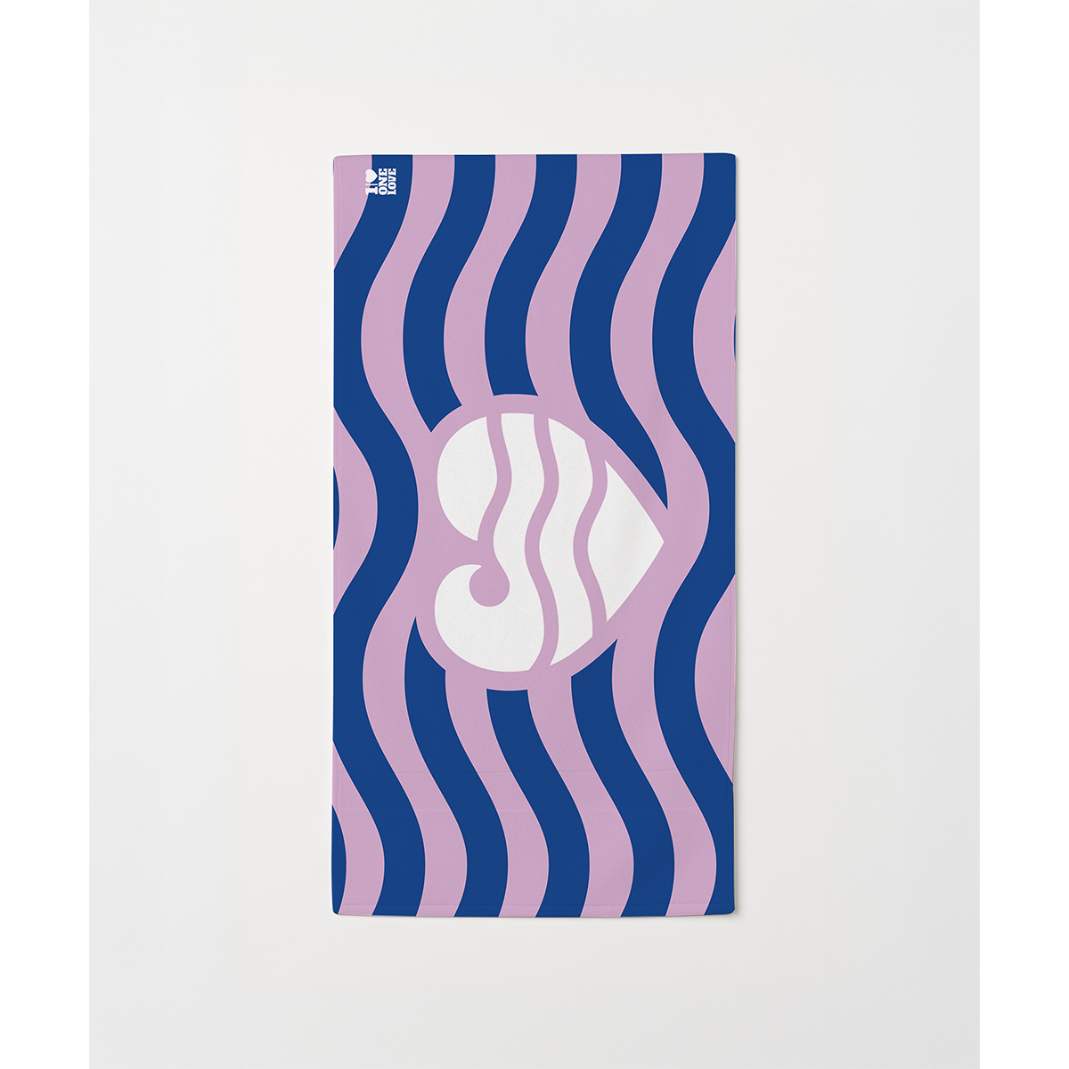 Wellenherz - Strandtuch