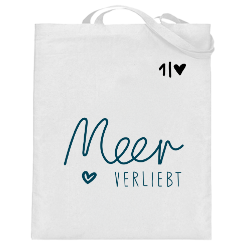 Meerverliebt  - Jutebeutel